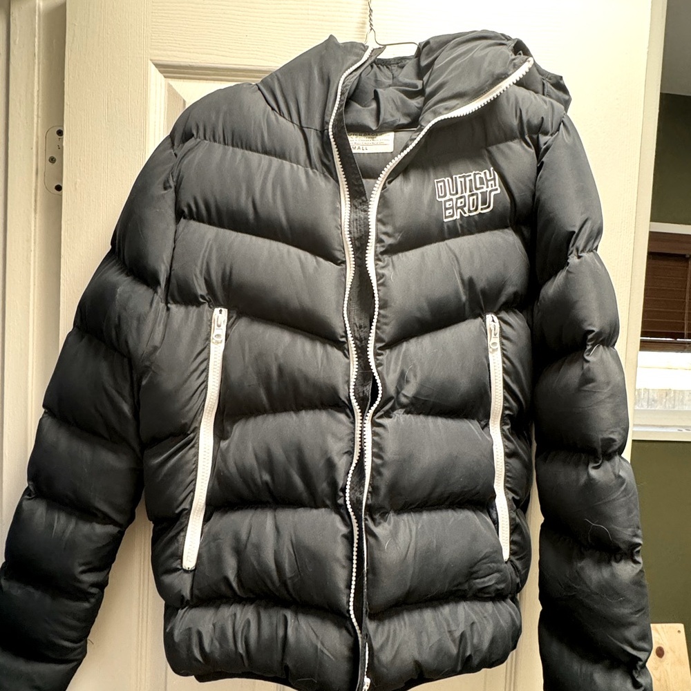Dutch Bros puffer jacket